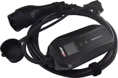 Hismart Bærbar elbillader GB/T - Schuko (220V), 6-16A, 3,5kW, 1-fase, 5m