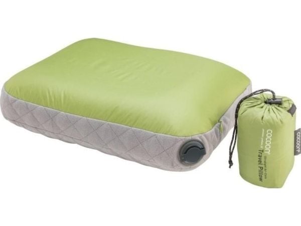Cocoon Air Core Pillow ultralett reisepute - grønn - M