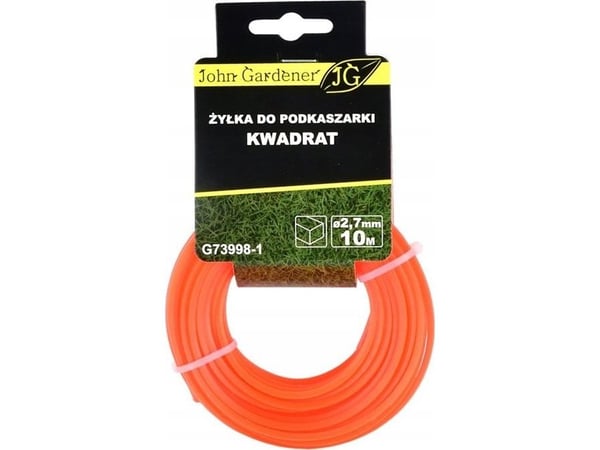 Geko tråd til kantklipper firkantet 2,7 mm x 10 m (20/200)