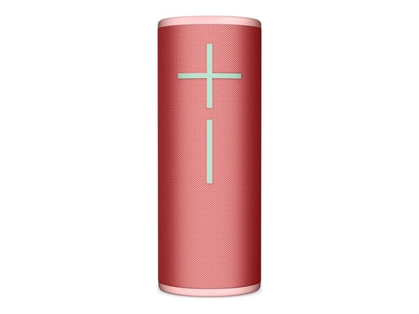 Ultimate Ears MEGABOOM 4 - Høyttaler - for bærbar bruk - trådløs - Bluetooth - Appstyrt - bringebær rød