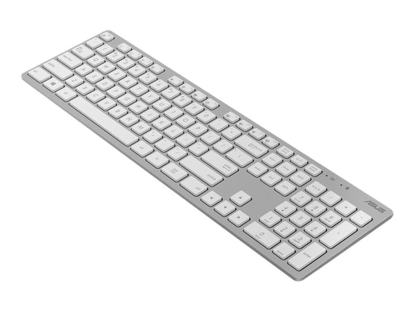 ASUS W5000 - Tastatur- og mussett - 100% - trådløs - 2.4 GHz - hvit