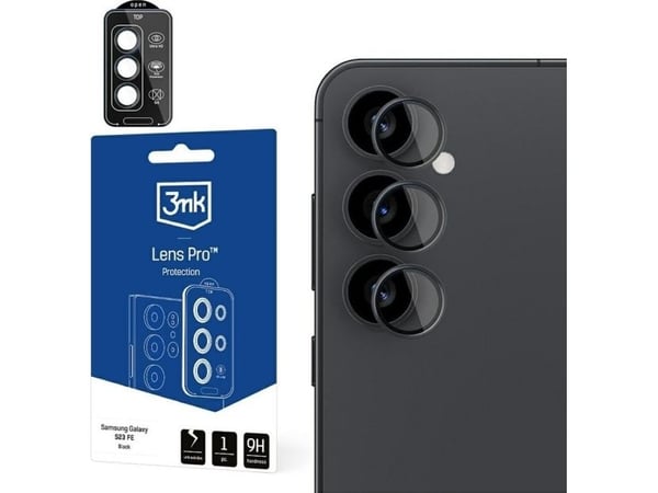 3MK Lens Protection Pro Black for Samsung Galaxy S25/S24 FE svart