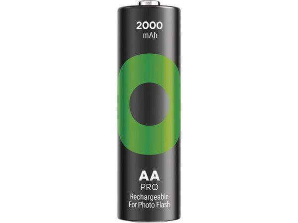 GP Batteries ReCyko Pro B2629, 2000 mAh, Nikkelmetallhydrid (NiMH), AA, 1,2 V, Grønn, 4 stykker