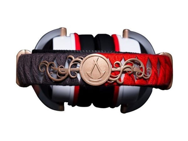 Lexip x Ubisoft Assassin's Creed Shadows - Hodesett - full størrelse - Bluetooth / 2,4 GHz radiofrekvens - trådløs, kablet - 3,5 mm jakk - svart, g...