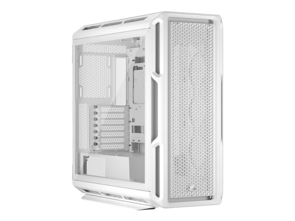 CORSAIR 5000T - Mid tower - utökad ATX - genomskinlig sidopanel (härdat glas) - ingen strömförsörjning (ATX) - vit - USB/ljud