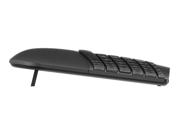 HP 960 - Sett med tastatur og tastegruppe - kompakt størrelse, 2-soners oppsett, separat numerisk tastatur, lav profil tastetrykk, fler-enhet - trå...