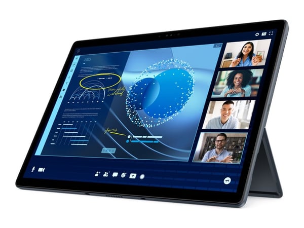Dell Latitude 7350 Detachable - AI PC - nettbrett - med avtagbart tastatur - Intel Core Ultra 7 - 164U / inntil 4.8 GHz - Evo vPro - Win 11 Pro - I...