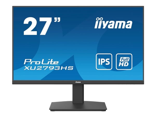 iiyama ProLite XU2793HS-B7, 68,6 cm (27"), 1920 x 1080 pikseliä, Full HD, LED, 1 ms, Musta