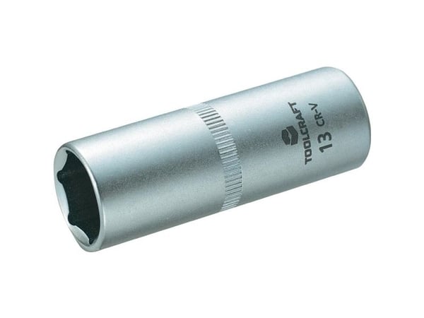 Topnøkkelinnsats 6,3 mm (1/4) TOOLCRAFT 816172, nøkkelvidde 13 mm