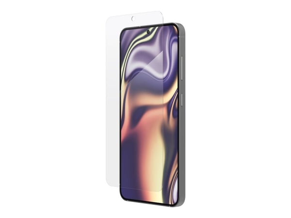 InvisibleShield Glass Elite, Samsung, Galaxy S25, Antibakteerinen, Iskunkestävä, Naarmuuntumisenkestävä, Läpinäkyvä, 1 kpl