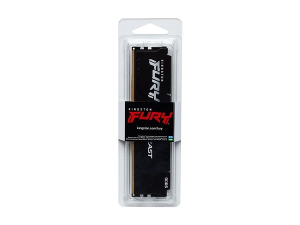 Kingston FURY Beast - DDR5 - modul - 32 GB - DIMM 288-pin - 5200 MHz / PC5-41600 - CL40 - 1.25 V - ikke-bufret - on-die ECC