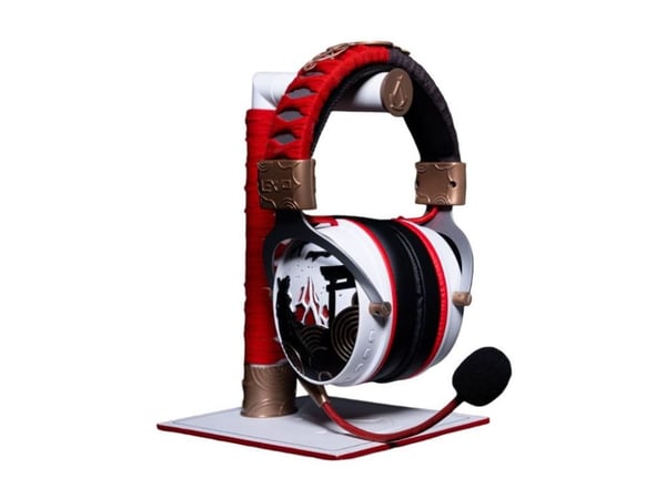 Lexip x Ubisoft Assassin's Creed Shadows - Hodesett - full størrelse - Bluetooth / 2,4 GHz radiofrekvens - trådløs, kablet - 3,5 mm jakk - svart, g...