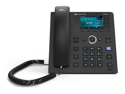 AudioCodes 425HD - VoIP-telefon med opkalds-ID - 3-veis opkaldskapasitet - SIP, SDP, SIP over TCP, SIP over UDP, SIP over TLS