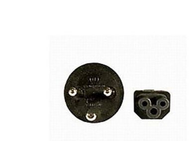 Goobay 30857, 2 m, Virtapistoke tyyppi K, C5 liitin, H05VV-F3G, 250 V