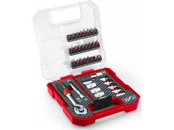 Einhell 49109022, 23 stykker, PH2, PZ3, 1/4", Stål, T10 / T15 / T20 / T25 / T27 / T30 / T40 / H2.5 / H3 / H4 / H5 / H6 / PH1 / 2x PH2 / PH3 / PZ1 /...