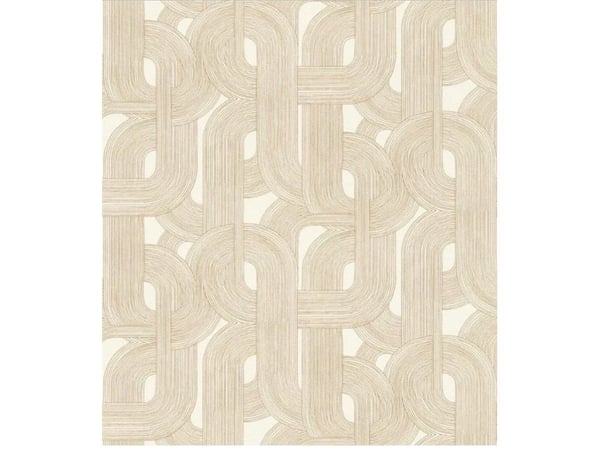 WALLPAPER 868111 GOLD WHITE GEOM