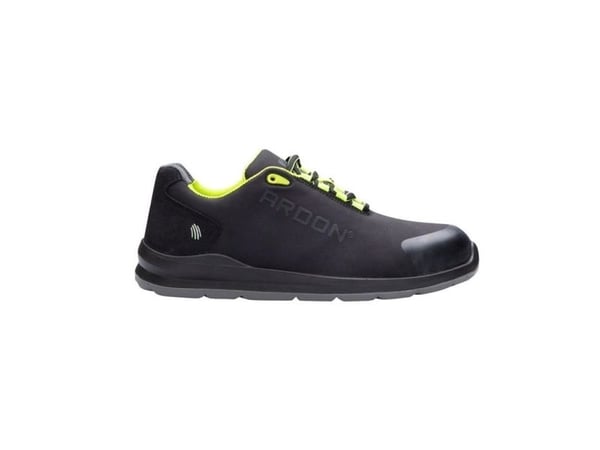 Ardon SOFTEX S1P G33 lette vernesko 45 - svart/gul G3352