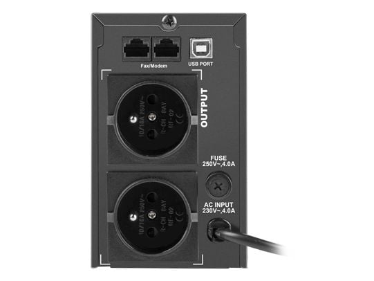 Armac Office 650E - UPS - AC 145 - 290 V - 390 watt - 650 VA - 7 Ah - USB - utgångskontakter: 2