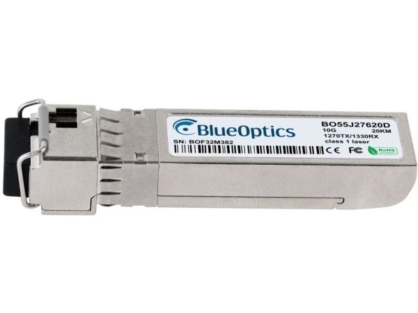 BlueOptics SFP-10G-BX-U-20-PS-BO, Fiberoptik, 10000 Mbps, SFP+, LC, 20000 m, 1270 nm