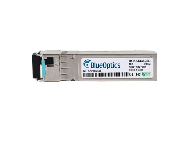 BlueOptics 10G-SFPP-BXD-S-20-BO, Fiber optisk, 10000 Mbit/s, SFP+, LC, 1330 nm, 1270 nm