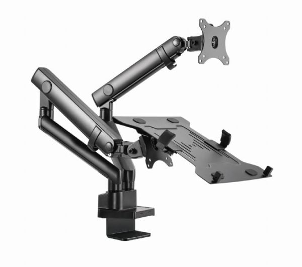 Gembird MA-DA3-02 - Monteringssett (skrivebordsmontering) - justerbar arm - for skjerm / notebook - aluminium, stål, plastikk - skjermstørrelse: up...