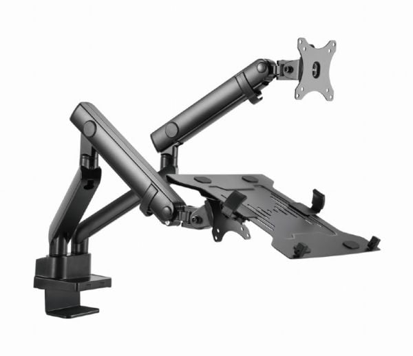 Gembird MA-DA3-02 - Monteringssett (skrivebordsmontering) - justerbar arm - for skjerm / notebook - aluminium, stål, plastikk - skjermstørrelse: up...