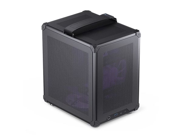 Jonsbo C6, Mini Tower, PC, Svart, ITX, Micro ATX, Stål, Spilling