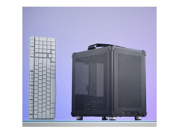 Jonsbo C6, Mini Tower, PC, Svart, ITX, Micro ATX, Stål, Spilling