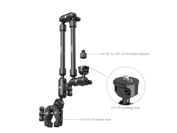 SmallRig 4766, Liikekamera, Älypuhelin, musta, Alumiini, 1/4", 3/8", 71 mm, 29 mm