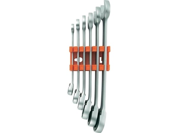 TOOLCRAFT 824124 Set med kombinationsnycklar 6 delar 8 - 19 mm
