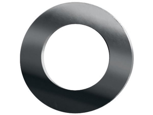 Toolcraft 888064, Mellomlegg, Galvanisert stål, Sink, Rund, 0,5 mm, 5 mm