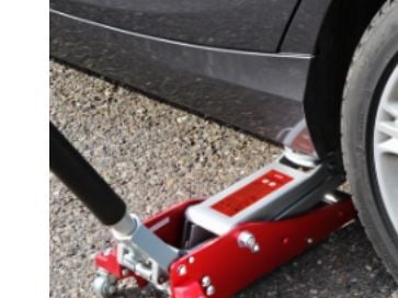 Alu. donkraft 1500 kg proff rød/sølv
