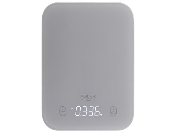 Adler kjøkkenvekt | AD 3181w | LED-display | 1 g inndeling | hvit