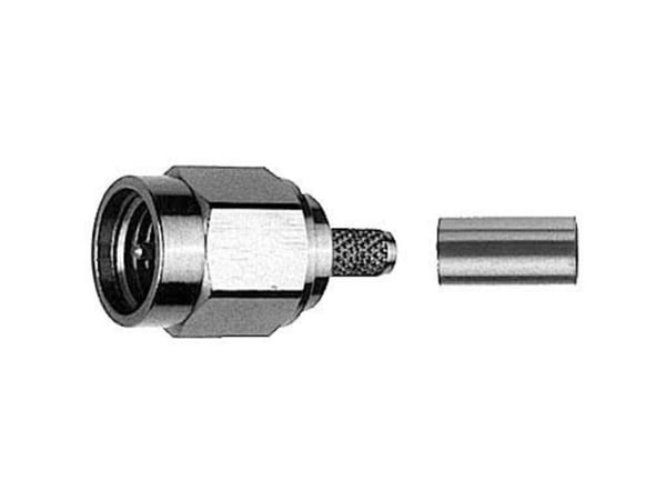 Telegärtner 100027633 100027633 SMA-liitin Pistoke, suora 50 ? 1 kpl