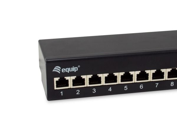 Equip Patchpanel 12x RJ45 Cat6A FTP 1HE Premium schwarz