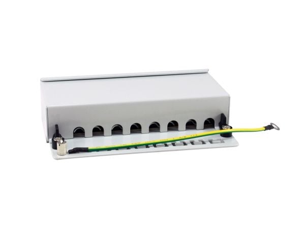 Equip Patchpanel 8x RJ45 Cat6A FTP 1HE Keystone asennus gr