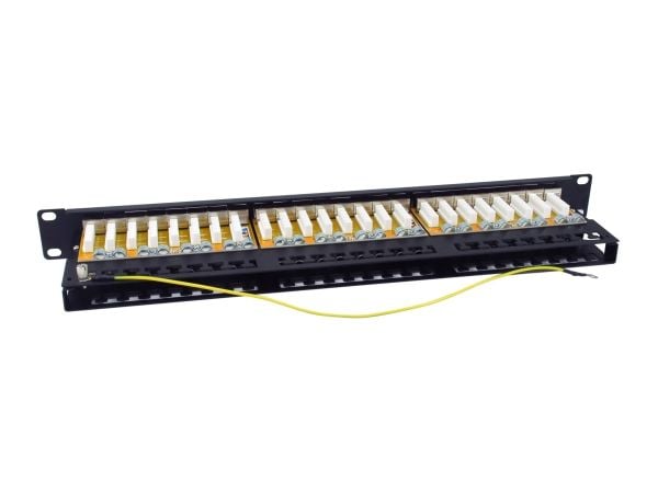 Equip Patchpanel 48x RJ45 Cat6A 19" FTP 1HE Premium schwarz