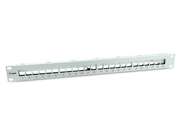 Equip 769326, Keystone, Grå, Metall, Rackmontering, 1U, RoHS