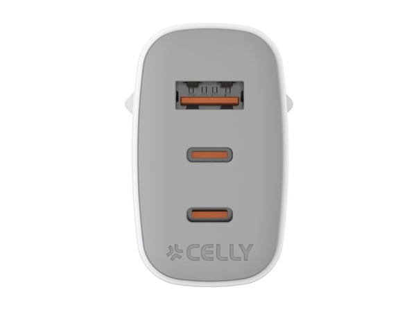 Celly UPTC1USB2USBC65, Sisätila, USB, Valkoinen