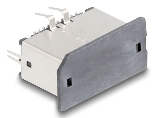 Delock USB Type-E Key A 20-nastainen pistorasia pystysuoraan SMT-juotosasennukseen