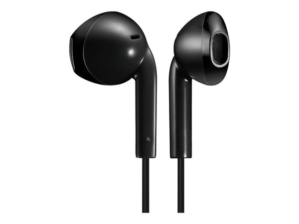 JVC HA-FR17UC - Ørepropper med mikrofon - i øret - kablet - USB-C - svart