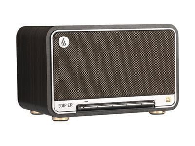 Edifier D32 - Högtalare - 2.1-kanals - trådlös - Bluetooth, Wi-Fi - Appkontrollerad - 60 Watt - 2-vägs - svart valnöt