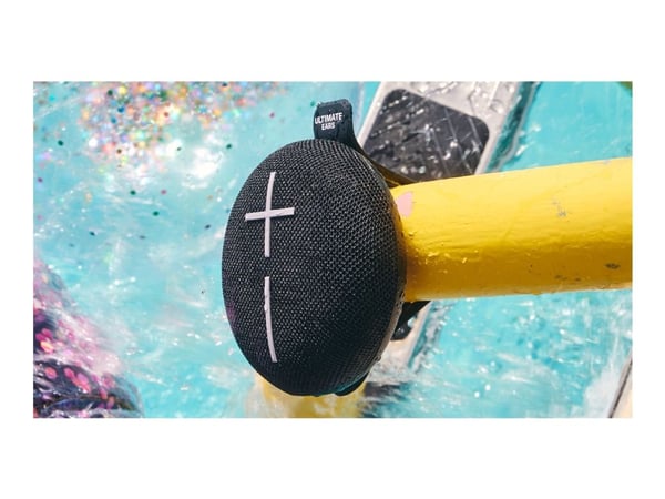 Ultimate Ears MINIROLL - kaiutin - kannettava - langaton - Bluetooth - 7,5 Watt - hellävarainen musta