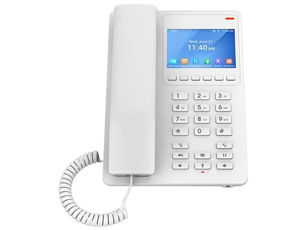 Grandstream GHP Series GHP630 - VoIP-telefon - 3-veis samtalekapasitet - SIP - 2 linjer - hvit