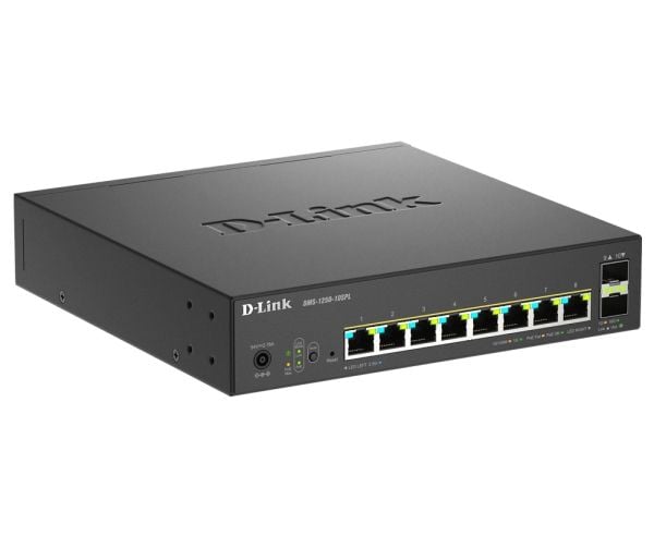 D-Link 10-Port Multi-Gigabit Smart Managed PoE, Hallittu