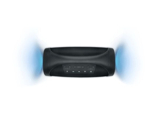 Muse M-980 BT, 300 W, Langallinen & langaton, USB Type-C, Kannettava kaiutinjärjestelmä 2.1, musta, Sylinteri