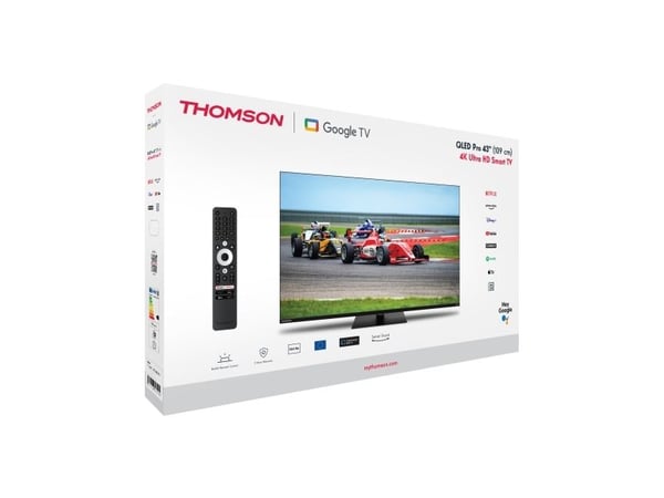 Televizerius TV SET LCD 43" QLED 4K/43QG7C14 THOMSON