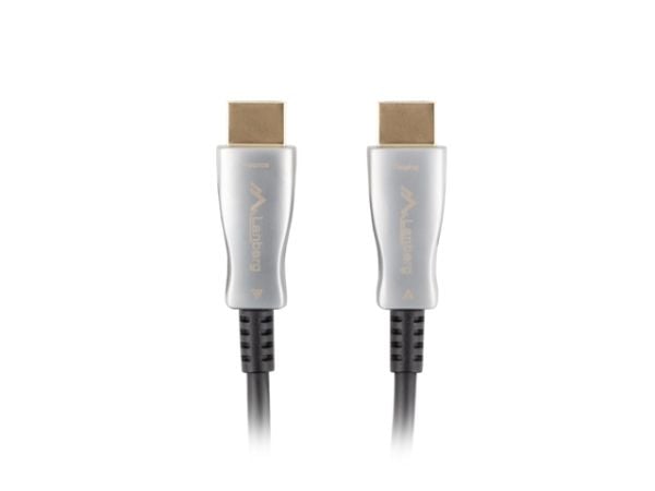 LANBERG HDMI-KAAPELI M/M V2.0 10M OPTISK AOC SORT CA-HDMI-20FB-0100-BK