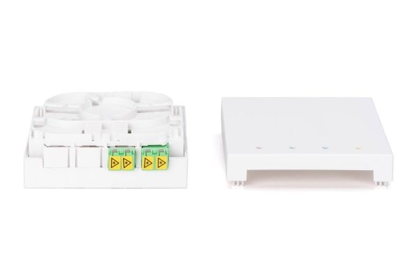 Digitus DN-931097, LC-D, valkoinen, synteettinen ABS, polykarbonaatti (PC), IP45, -40 - 85 °C, 80 mm