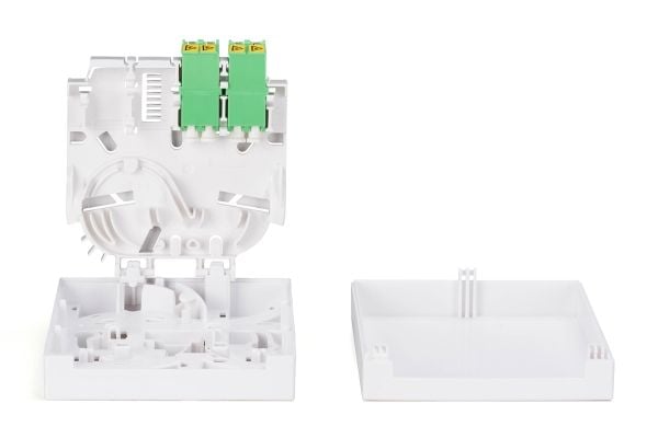 Digitus DN-931097, LC-D, valkoinen, synteettinen ABS, polykarbonaatti (PC), IP45, -40 - 85 °C, 80 mm